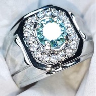 Moisonet Diamond Stone Ring F VVS1 6mm 1ct Hardness 9.25 Top Quality