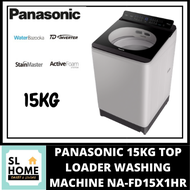 {KL & Klang Valley Area Only}PANASONIC NA-FD15X1HRT 15KG TOP LOADER WASHING MACHINE WITH TD INVERTER