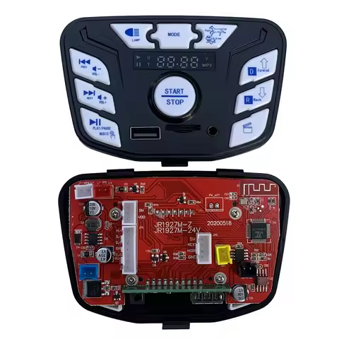 JR1927M 12V 24V 2.4G Bluetooth Multifunctional Central Control Panel Of Children's Electric Ride On 