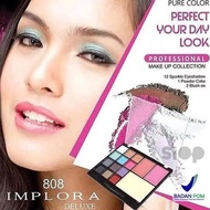 Implora 808 Deluxe Kit Makeup Eyeshadow & Blush On
