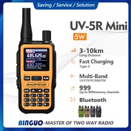 Baofeng UV-5R MINI วิทยุสื่อสาร Dual Band ย่านความถี่ DTMF FM สีดำ ราคาถูก ฟรีหูฟัง