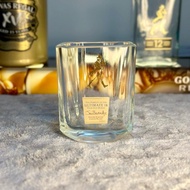 แก้วตัดจากขวดJohnnie walker แก้วกลิ้งได้ หมุนได้