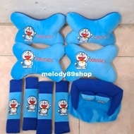 Car Pillow Set 9 Pcs Doraemon/ Doraemon Car Pillow Package