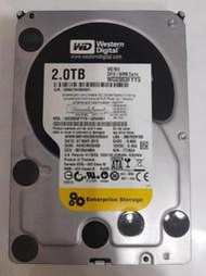 WD WD2003FYYS 2TB 桌上型 SATA 企業硬碟
