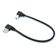 Right & Left Angle USB 2.0 A Male to USB B Male Type B BM Right Angle Printer cable