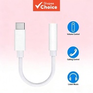 USB-C to 3.5mm Headphone Adapter for Samsung Note10 S24 S23 Ultra Hi-Res Audio AUX Cable Pro