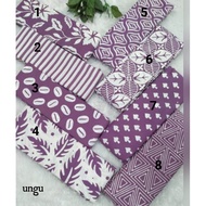 UNGU Purple Cap Sogan batik Fabric - batik Fabric - Metered batik Fabric - premium batik Fabric - premium Metered batik Fabric - Pekalongan batik Fabric - Sogan batik Fabric