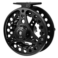NARCIS Fly Fishing Reel, 5/6 WT 85mm Diameter Fly Reel, Durable 2+1BB Bearings Aluminum Alloy Fishin