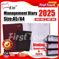 DIARY 2025 Management A5 A4 Daily Planner with Hard Cover Notebook 365days pages Buku Diari Planner 