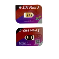 R-SIM Mini3 Dual SIM Unlock Card Sticker Plug and Play For Phone 13-16 iOS 18