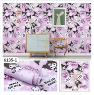 Wallpaper Dinding - Wallpaper Stiker Dinding Kamar - Walpaper Dinding Tembok Ruang Tamu Sakura Biru