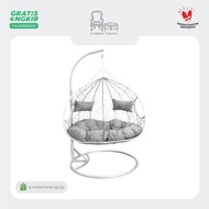 PROMO AYUNAN ROTAN JUMBO HANGING CHAIR KURSI AYUN ROTAN SINTETIS KURSI