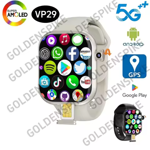Original VP29 Smart Watch VP Series 2.29inch Android 5G Smartwatch With Rotary Camera GPS whatsapp T