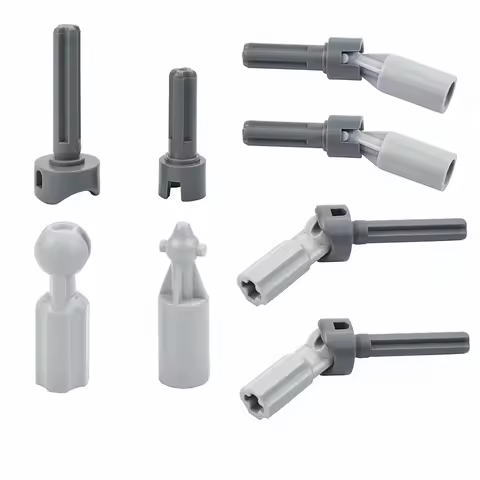 10Pcs/Set Technical Building Blocks Part Axle Steering CV Ball Joint Drive Connector Cardan Joint Co