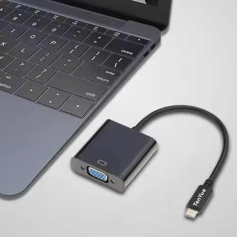 USB C to Female VGA Adapter Cable USB 3.1 Type C to VGA adapter monitor cable For Laptop PC Monitor 