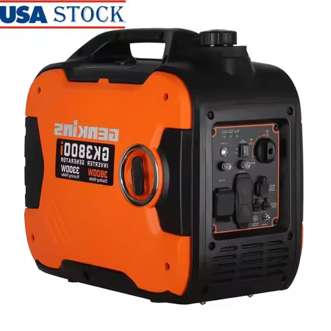 3800 Watt Portable Inverter Generator Ultra Quiet Gas Emergency RV Camping Backup Power