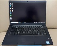 85%新 DELL 7390 I5-8250U/8G/512GB 黑 13吋 1080HD IPS真四核  輕薄文書筆電