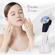 ¤✤CkeyiN EMS Face Massager Hot and Cool Beauty Machine Ion Skin Rejuvenation with LED Lights MR479