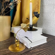 Dickly Metal Candle Holder Taper Candle Tall Pillar Candle Holder Modern Wedding Dining