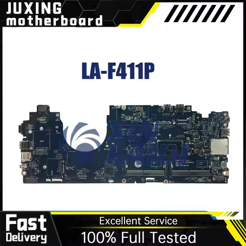 For DELL Original LA-F411P Mainboard 0H2087 01WVFW Laptop Motherboard 04J840 0FJGHG Latitude 5590 i3