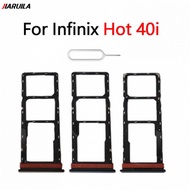For Infinix Hot 40i X6528 X6528B SIM Card Tray Slot Holder Replacement Part