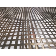 170x55 Cm Ram grill / Iron plate Square hole 0.8 mm thick (code 17.01.02.08.08.24)