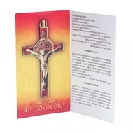 Yeraya Prayer Sheet Cross Medal St. Benedict prayer sheets Catholic prayer sheets Catholic prayer gr