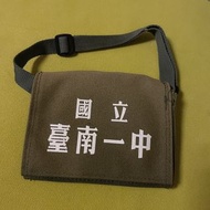 國立台南一中造型迷你小書包 (正面略有褪色感，其餘材質良好)@p20