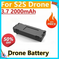 New Drone 3.7V 2000mAh Rechargeable Li-po Battery Packs for S2S Drone for S2S 8K RC Quadcopter Spare