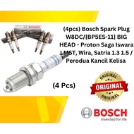 (4pcs) Bosch Spark Plug W8DC/[BP5ES-11] BIG HEAD - Proton Saga Iswara LMST, Wira, Satria 1.3 1.5 / P