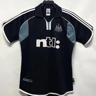 NEW imported 00-01 Season Newcastle Away Old Black Retro Jersey No. 9 Alan Shearer Football Uniform 