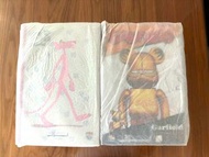 BEARBRICK 傻豹 & Garfield 加菲貓 電鍍版 400%