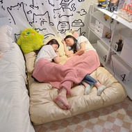 HY/🥀Lazy Sofa Sleeping Tatami Single Double Bedroom Folding Sofa Bed Internet-Famous Dormitory Bed Armchair SSMH