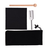 torachel1-PH 4096Hz Tuning Fork with Wooden Hammer for Sound