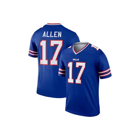 Buffalo American Football Jersey Sportswear Training Team Jerseys Bill Allen No.10 3D Printed Number