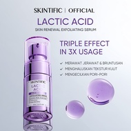 【Hot】 SKINTIFIC Lactic Acid Skin Renewal Exfoliating Serum 20ml Peeling Wajah - Serum Mencerahkan Da