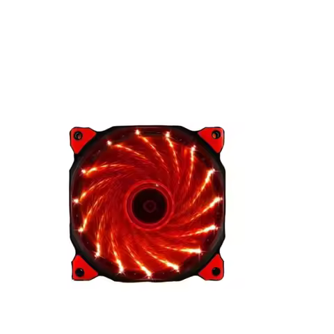 120mm PC Computer Ultra Silent LED Cooling Fan Radiator, 12CM 120X120X25mm 12V Computer Fan, 12VDC 3