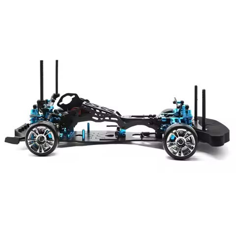 DIY RC Car Rear-Drive Drift Racing Frame Sakura 1/10 Mini RC Car RC Frame Drift Car Kit Version RC F