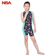 NSA Girls Swimwear Kids One Piece Swimsuit Swimming Costume 1 Piece Girl Swimsuit Sport Training Sui