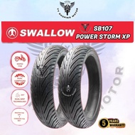 SWALLOW TAYAR SB170 TYRE TUBELESS 17 INCHI POWER STORM XP POWER GRIP BUNGA GRIP DUAL COMPOUND TAYAR 