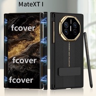 Leather Cover For Huawei Mate XT XTS Ultimate Case With Pen Magnetic Double Hinge Bracket Protection