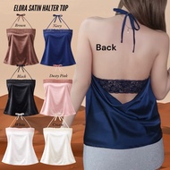 HH782 ELORA SATIN HALTER TOP (490.-)