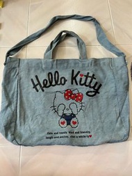 Sanrio Hello Kitty 牛仔布袋