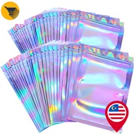 MK2 10pcs  Multifunction  Zip Lock Aluminum Foil Bags  / PET flat Zip lock Cosmetic Bag / Thick Alum