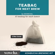 WOWCHA Kombucha Teh Hitam Bag WOWCHA Kombucha Black Tea Leaves Teabag | Ingredient for Making Kit | 