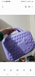 Hello kitty 紫色 14 吋行李箱