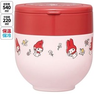 Skater - 折疊手柄保溫飯壺540ml (Melody) (平行進口貨)