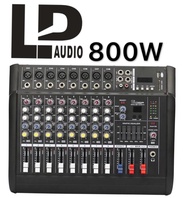 LP AUDIO เพาเวอร์มิกเซอร์ ขยายเสียง800วัตต์ 8CH BLUETOOTH USB/SD CARD EFFECT 16DSP รุ่น LP 8300BT(สี