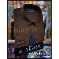 KEMEJA EYEBROWS Original | Shirt Long SleevePOLOS - Regular Dark Brown| Mahogany Chocolate | Chocola