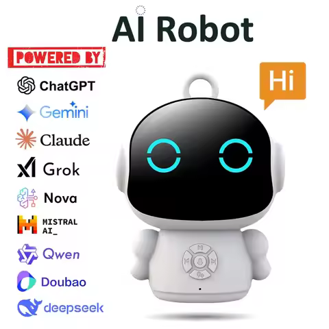 Family Smart AI Companion Robot Early Education Toys Emotional Communication Works with ChatGPT Germ